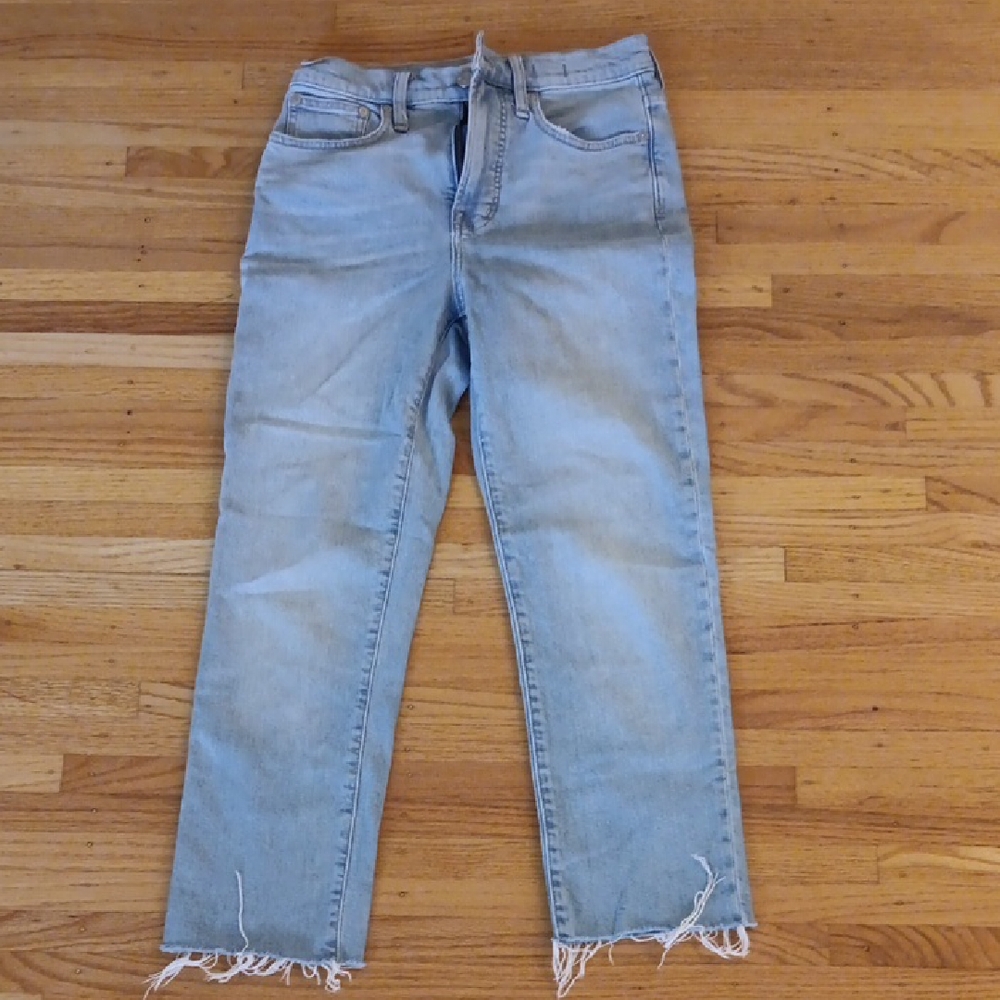 Madewell Light Blue Cropped Jeans